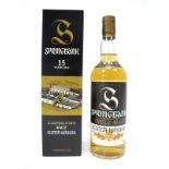 Whisky - Springbank Campbeltown Single Malt Scotch Whisky 15 Years Old, 75cl, 46%, in carton.