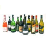 Wines - Rose Champagne, Red Wine, (1), Croft Sherry, Ginger Wine, Cidre Doux, White Wines, (7). (