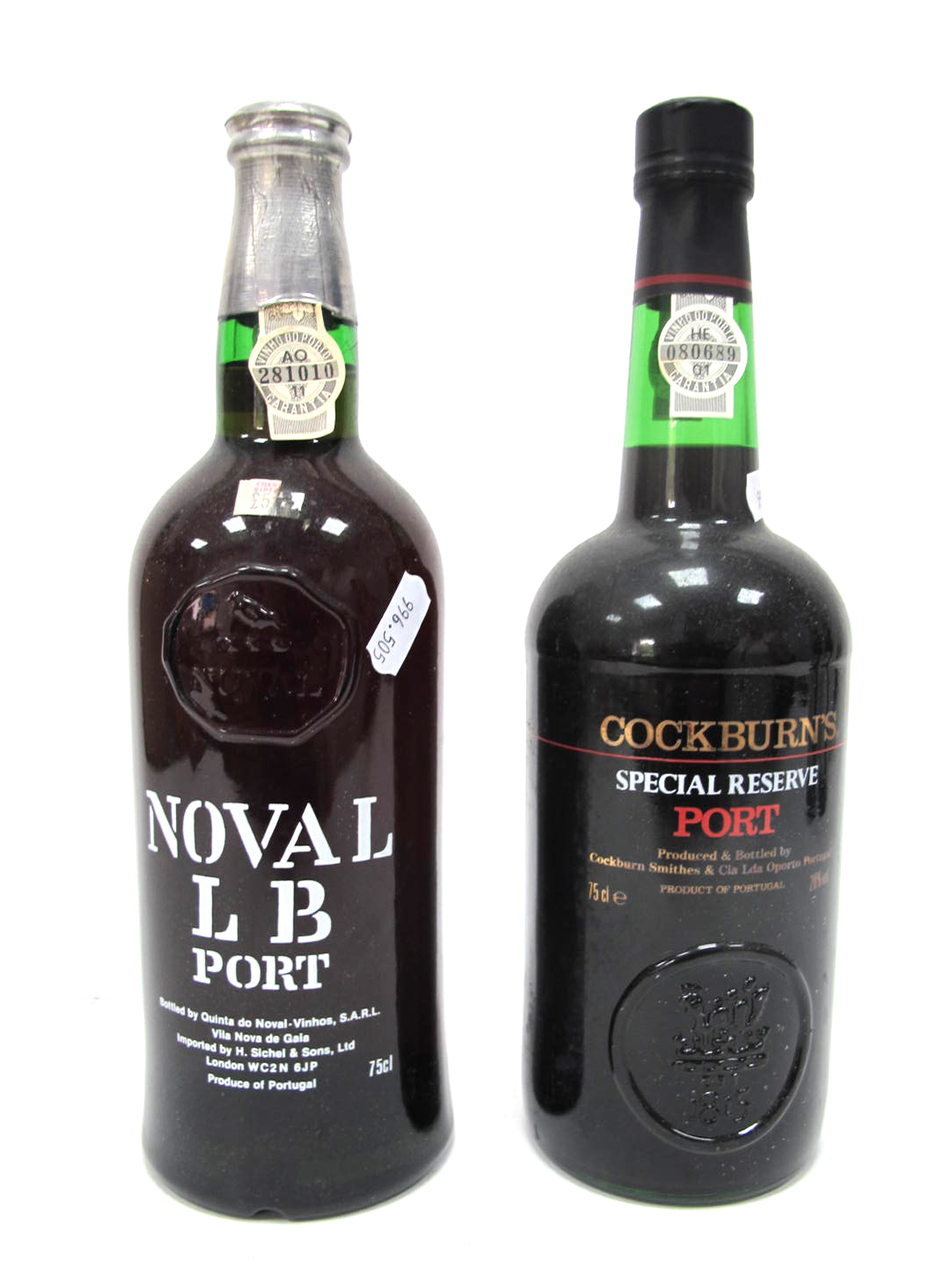 Port - Noval LB Port, 75cl; Cockburn's Special Reserve Port, 75cl, 20% Vol. (2)