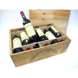 Wine - Chateau Malartic Lagraviere 1985 Grand Cru, Graves Leognan, 750ml, 12 bottles in wooden crate