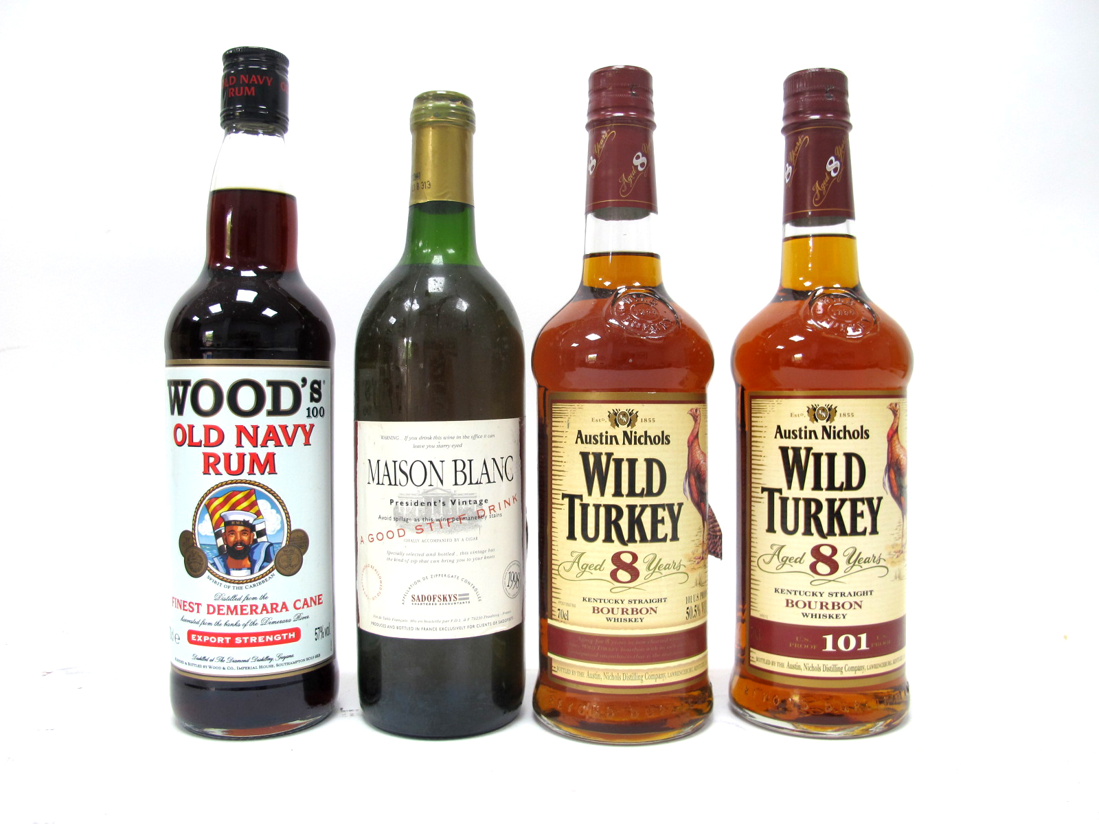 Bourbon - Austin Nichols Wild Turkey Bourbon Whiskey Aged 8 Years, 70cl, 101 U.S. Proof, 50.5% Vol.,