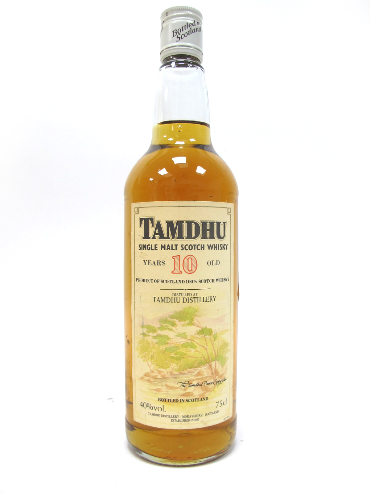 Whisky - 1970's Tamdhu Single Malt Scotch Whisky 10 Years Old, 75cl, 40% Vol.