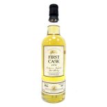 Whisky - First Cask 1976 Inchgower Speyside Malt Whisky, distilled 24th September 1976, an unblended