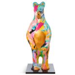 Bear: Lathaniel The Fabulous Bear - Artist: Ruby Fox - Sponsor: Accident Solicitors Direct