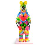 Bear: Sunny - Artist: Morag Myerscough - Sponsor: Sheffield Hallam University