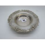 A Decorative American Bailey Banks & Biddle Philadelphia Dish, of circular form with foliate border,