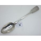 A Victorian Hallmarked Silver Fiddle Pattern Basting Spoon, Hayne & Cater, London 1844,
