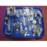 A Mixed Lot of Assorted Gent's Wristwatches, including Accurist, Timex, Viceroy, Sekonda, Fossil,