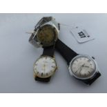Sicura; A Vintage 23 Jewels Ladies Wristwatch, the signed dial with line markers, centre seconds and