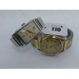 Tissot; A 9ct Gold Cased Gent's Wristwatch, the signed dial with Arabic numerals and seconds