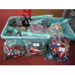 A Quantity of Loose Circa 1980's Plastic Movie and TV Figures, to include Terminator, Cavalry,