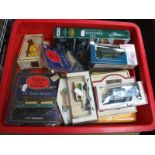 Approximately Thirty Four Cased/Boxed Diecast Vehicles, by Dinky, Oxford, Corgi, Matchbox, Days,