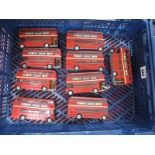 Corgi Toys - Nine Loose London Tranport "Routemaster"n Outspan Oranges and Grapefruit, all lightly