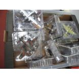 Twelve 1:72 Scale Plastic and Diecast Military Model Aeroplanes, U.S.A, Italy and Japan examples,