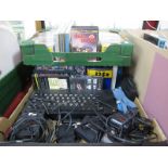 Retro Gaming - Sinclair ZX Spectrum, with light gun, approximately sixty cassette games, Sega