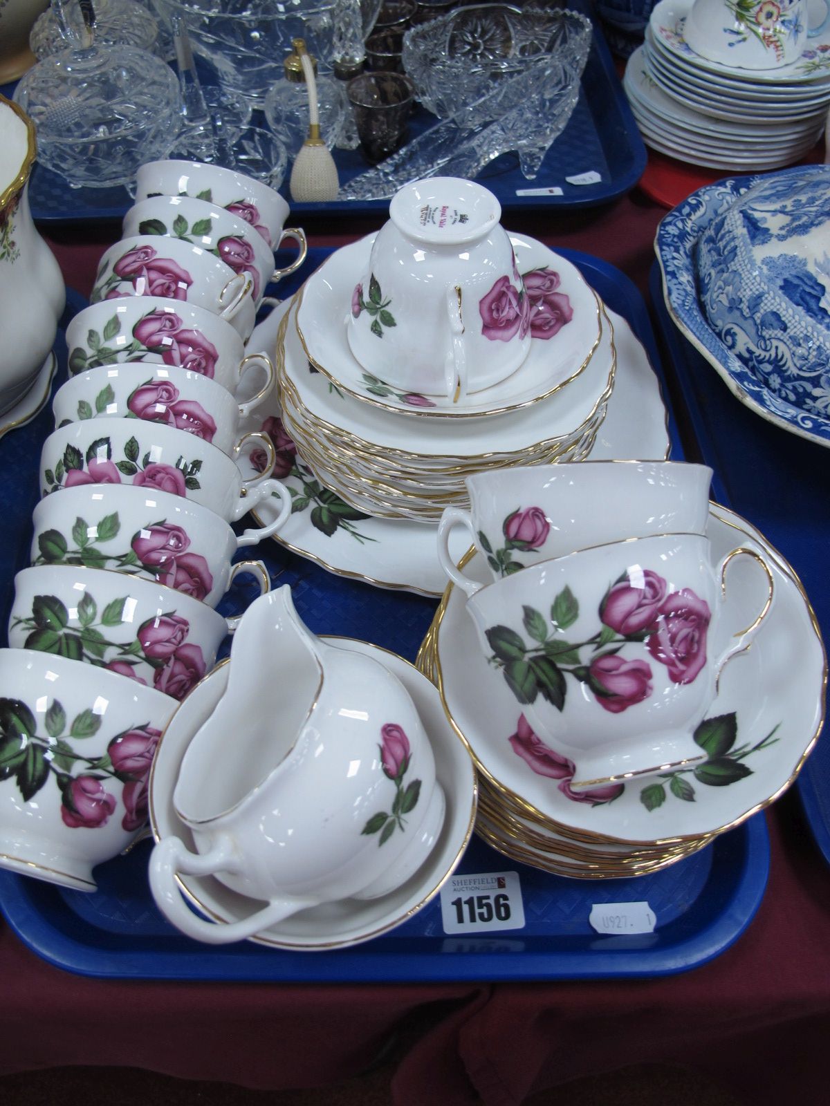 A Royal Vale Tea Service, of approximately thirty eight pieces.