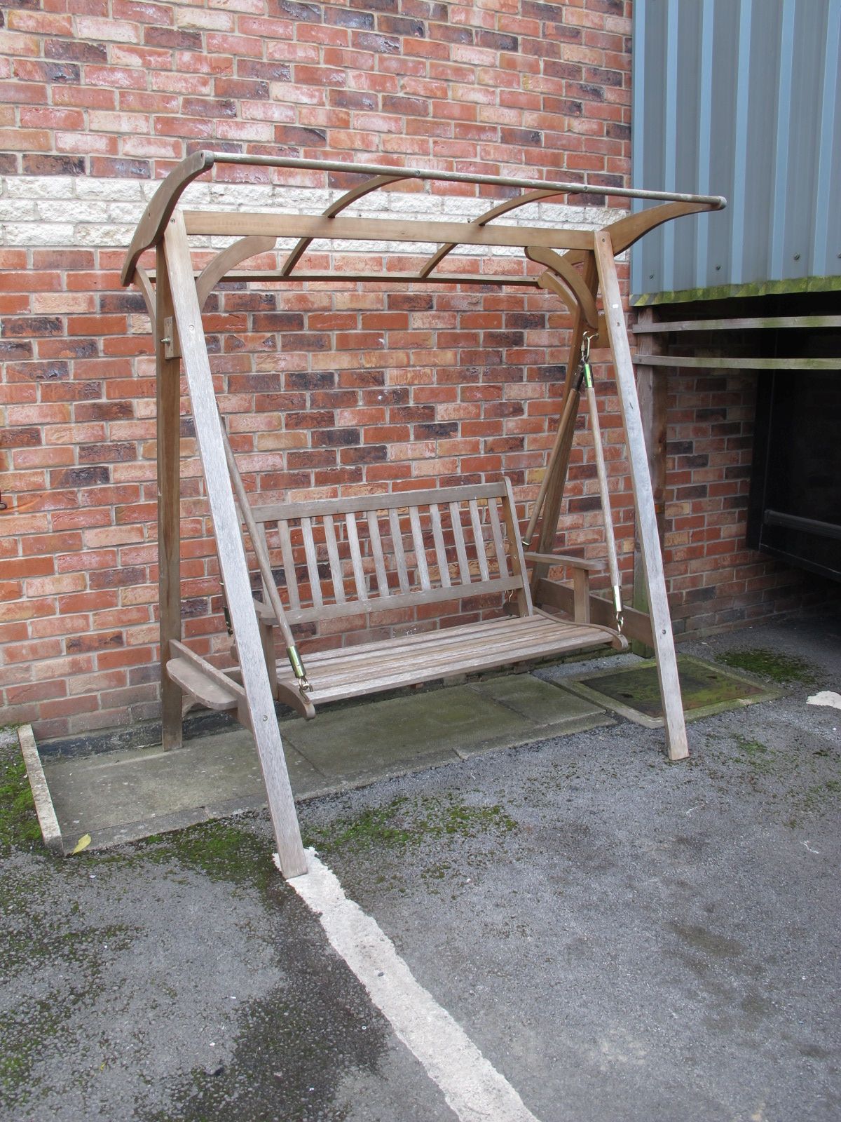 A Swing Garden Bench.