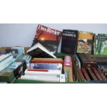 Books - Europe, The Peak District, The Kings War,Groves Musician etc:- Three Boxes.