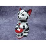 Lorna Bailey - Tucker the Cat, 12cm high.