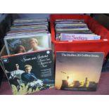 A Large Quantity of L.P Records, in two boxes, they include Pop, Rock, Jazz, and Easy Listening