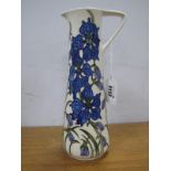 A Moorcroft Pottery Jug, painted in the 'Delphinium' design by Kerry Goodwin, impressed and