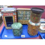Vintage Tins - Chloradyns Extra Special. Huntley & Palmers display cabinet and cylindrical. Taylor
