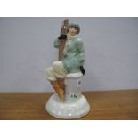 A Peggy Davies 'Aspen Girl' Figurine, artists original colourway 1/1 by Victoria Bourne, 25.5cm