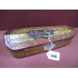 Macfarlane Lang & Co Early XX Century Biscuit Tin, in the form of a violin, 24.5cm long.