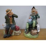 Royal Doulton Figures, Robin Hood, HN 2773, 20cm high; Owd William HN 2042. (2)