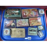 Tins - Christmas 1914 WWI tin. ten vintage cigarette and tobacco tins, including Wills, Gallaher,