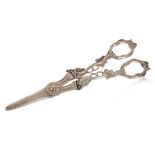 BRITISH SILVER SCISSORS, JAMES WOODING, BRITISH, EARLY 20TH CENTURY