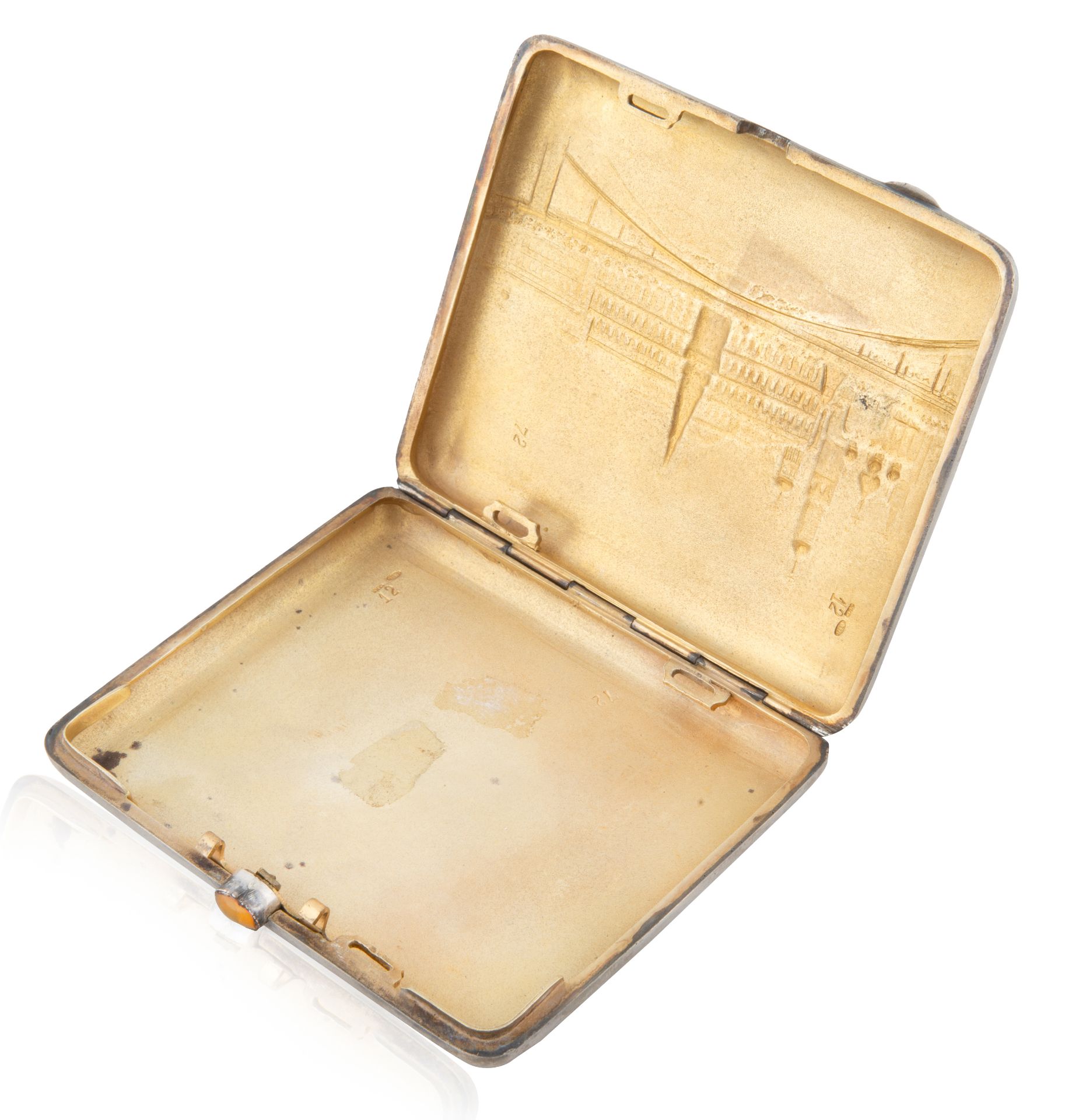 A PAIR OF SOVIET SILVER CIGARETTE CASES, MOSCOW, AFTER 1927 - Image 3 of 5