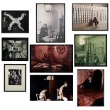 A GROUP OF NINE UNIQUE EDITION PHOTOGRAPHS OF RUSSIAN NONCONFORMIST ARTISTS BY ARTISTS