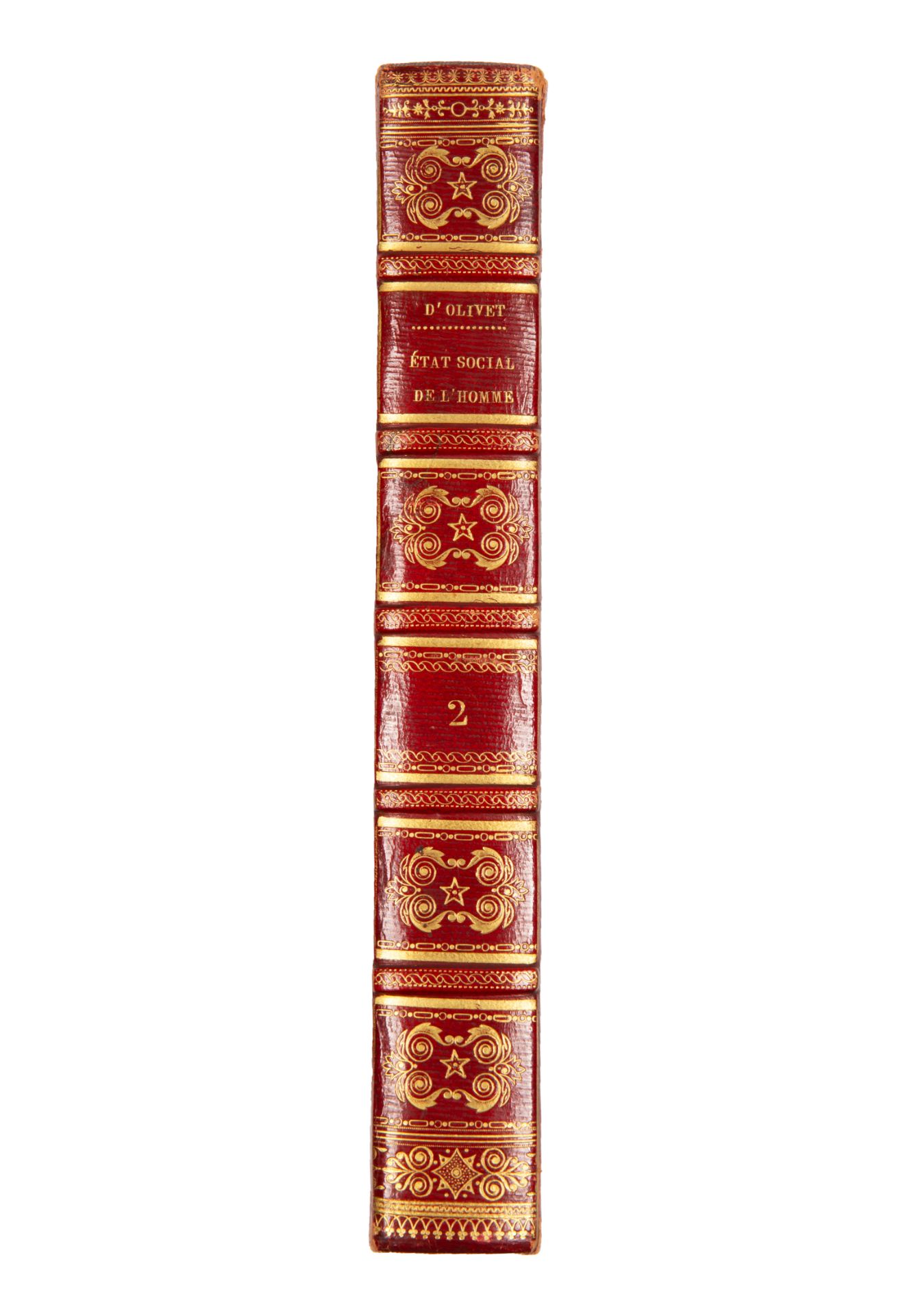 [SUPERB IMPERIAL PRESENTATION COPY] FABRE D’OLIVET, DE L’ETAT SOCIAL DE L’HOMME, 1822 - Image 6 of 12