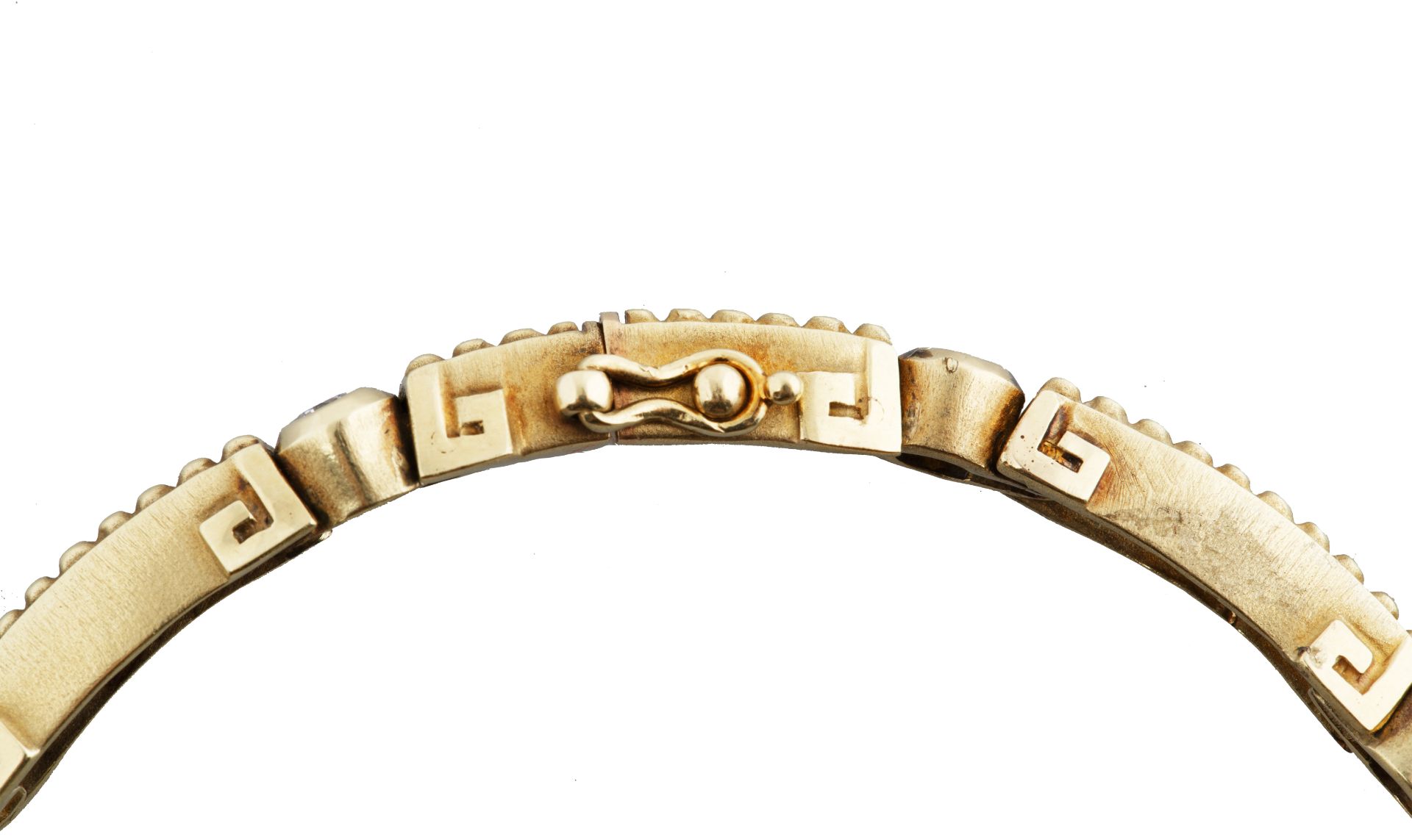 14KT YELLOW GOLD AND DIAMOND BRACELET - Image 2 of 4