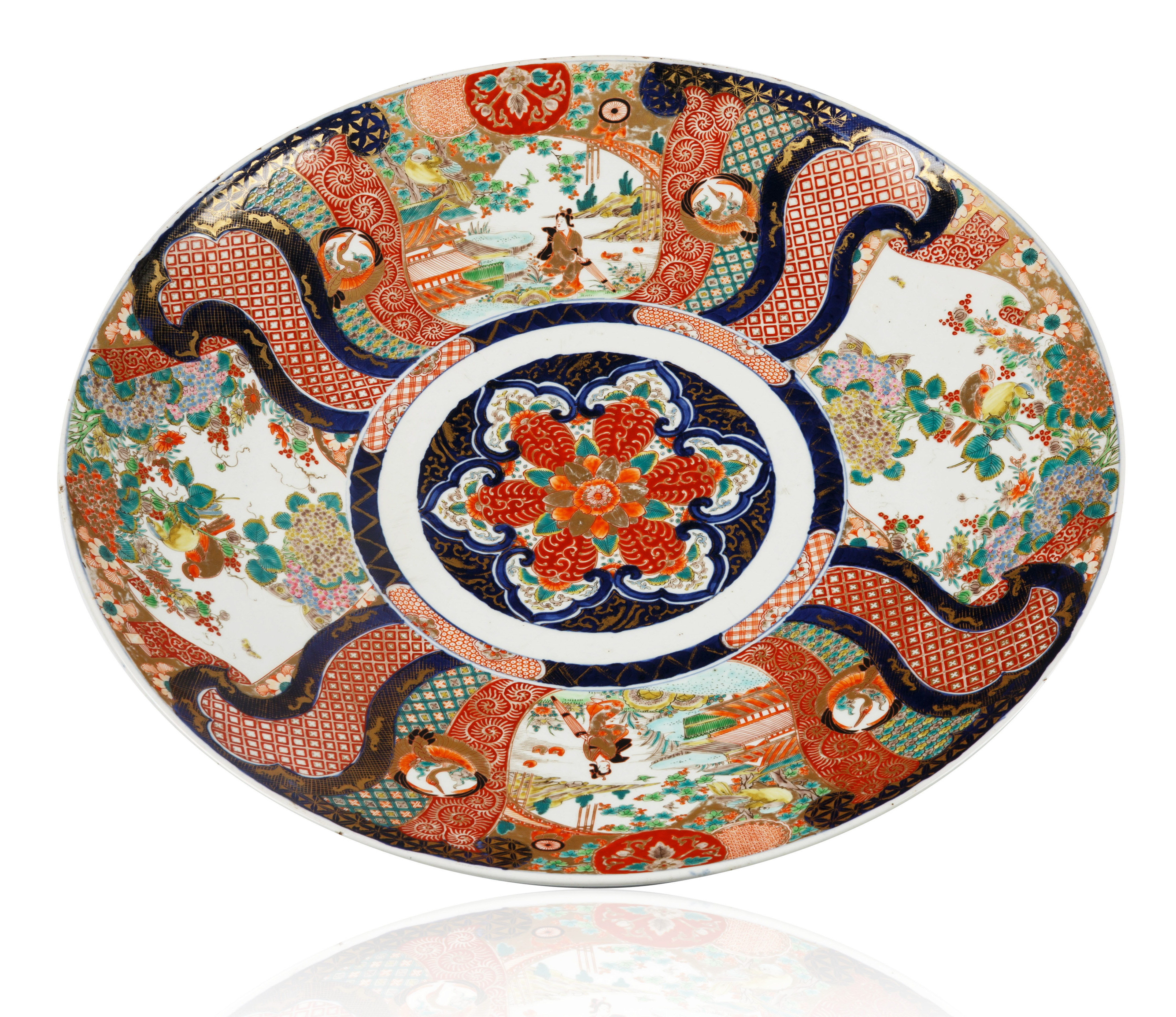 A MEIJI PERIOD (1868-1912) PORCELAIN IMARI PLATE - Image 2 of 4