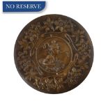 A MOST-LIKELY HUNGARIAN ART NOUVEAU BRONZE BAS-RELIEF PLAQUE