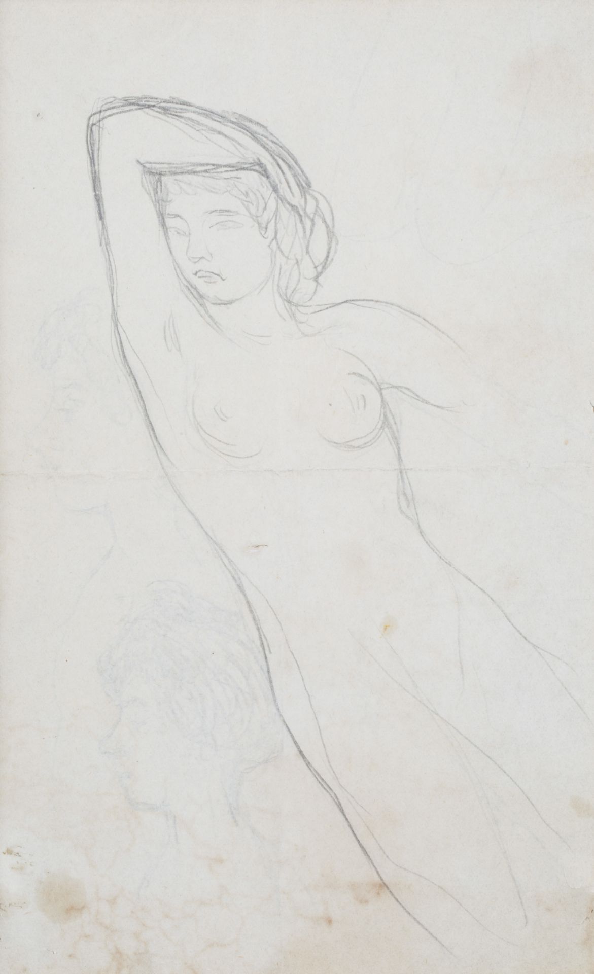 A DOUBLE-SIDED NUDE BY PIERRE BONNARD (FRENCH 1867-1947) - Image 2 of 6