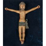 A SPANISH POLYCHROME CHRIST SANTO