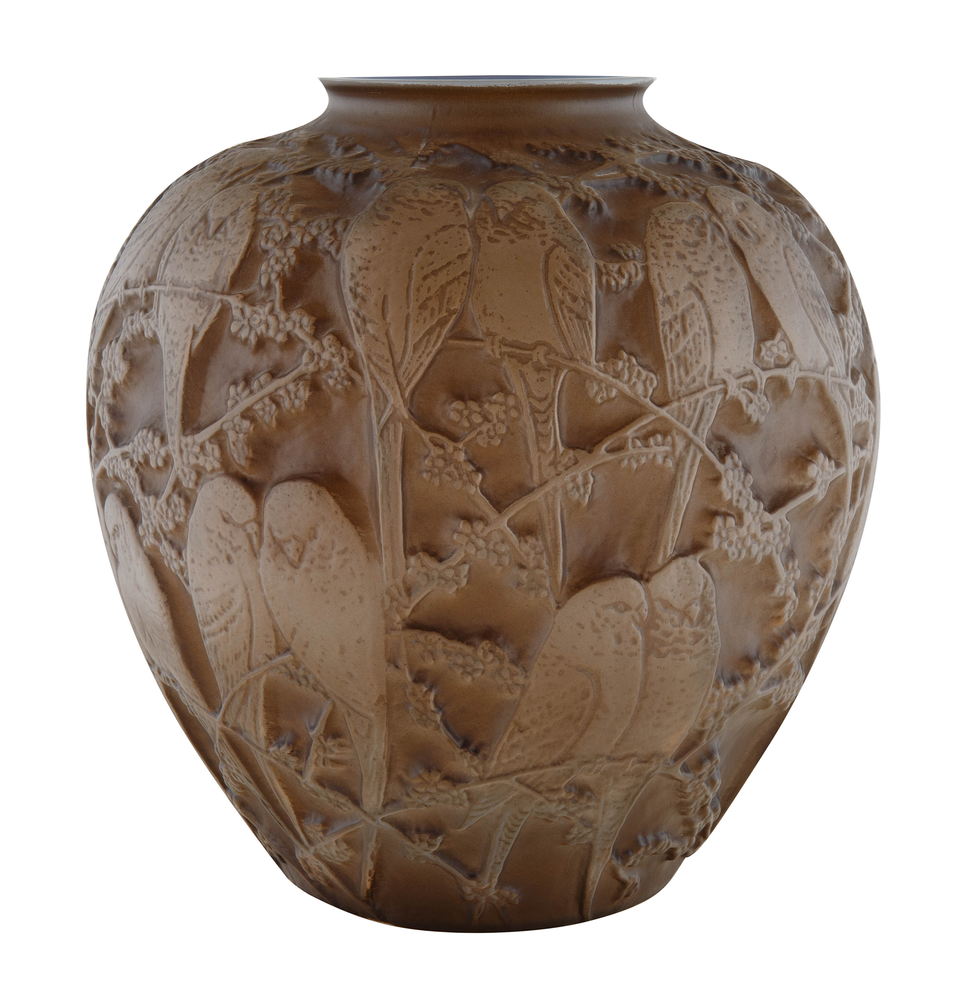 CIRCA 1935 CONSOLIDATED VASE AFTER LALIQUE - Image 3 of 5