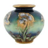 19TH CENTURY TURN-TEPLITZ-BOHEMIA RSTK AUSTRIAN ART NOUVEAU PORCELAIN VASE