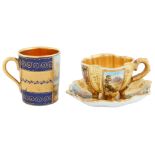 19TH CENTURY EUROPEAN MINIATURE PORCELAIN CUPS