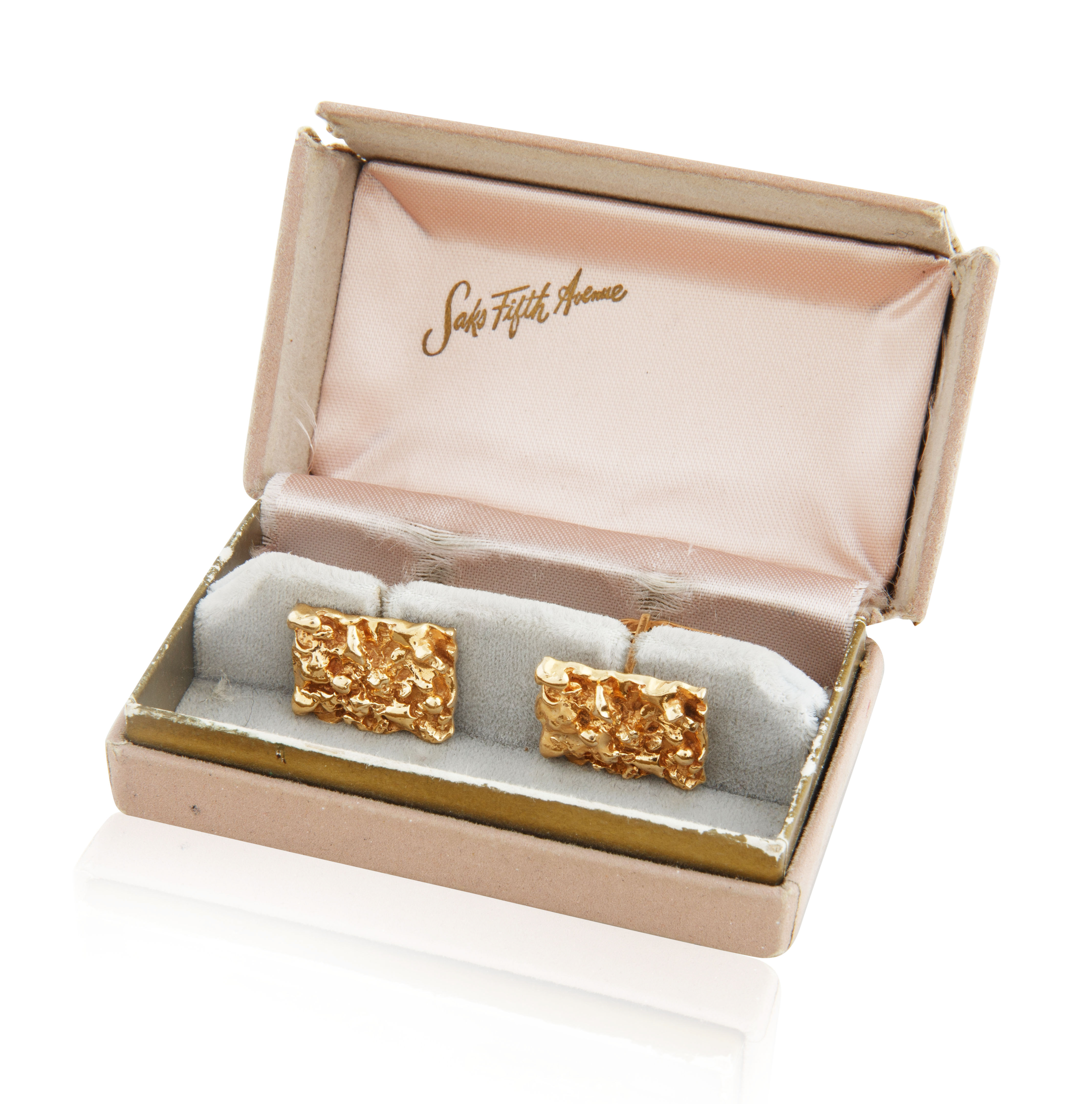 PAIR OF 14K GOLD CUFFLINKS - Image 2 of 6