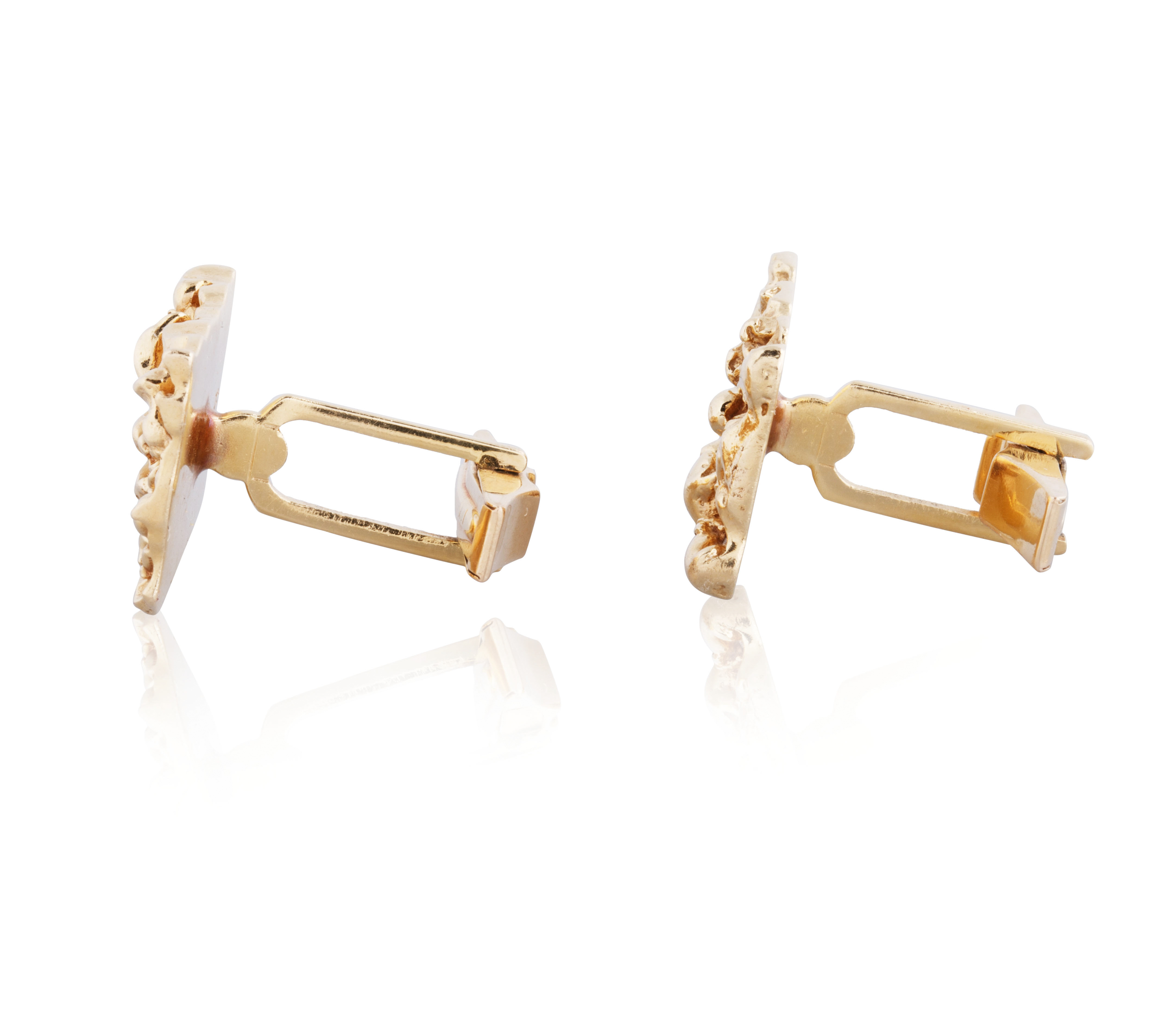 PAIR OF 14K GOLD CUFFLINKS - Image 4 of 6