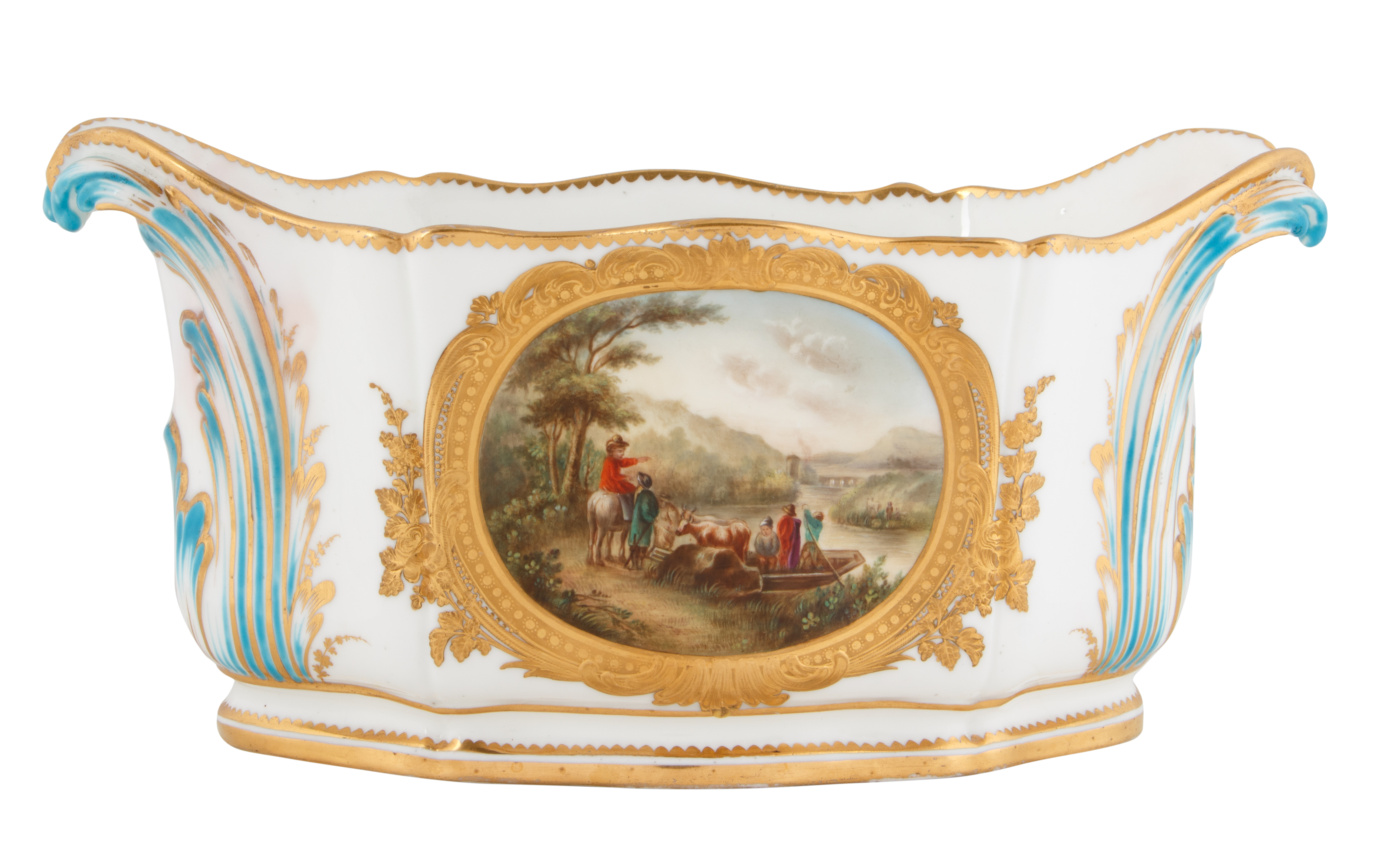 COALBROOKDALE COALPORT FLOWER POTS, 1850S-1865 - Image 2 of 6