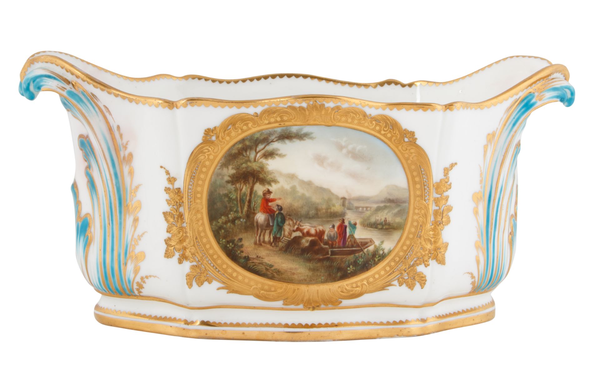 COALBROOKDALE COALPORT FLOWER POTS, 1850S-1865 - Image 2 of 6