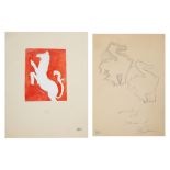 A PAIR OF DRAWINGS BY JOSEPH STELLA (AMERICAN 1877-1946)