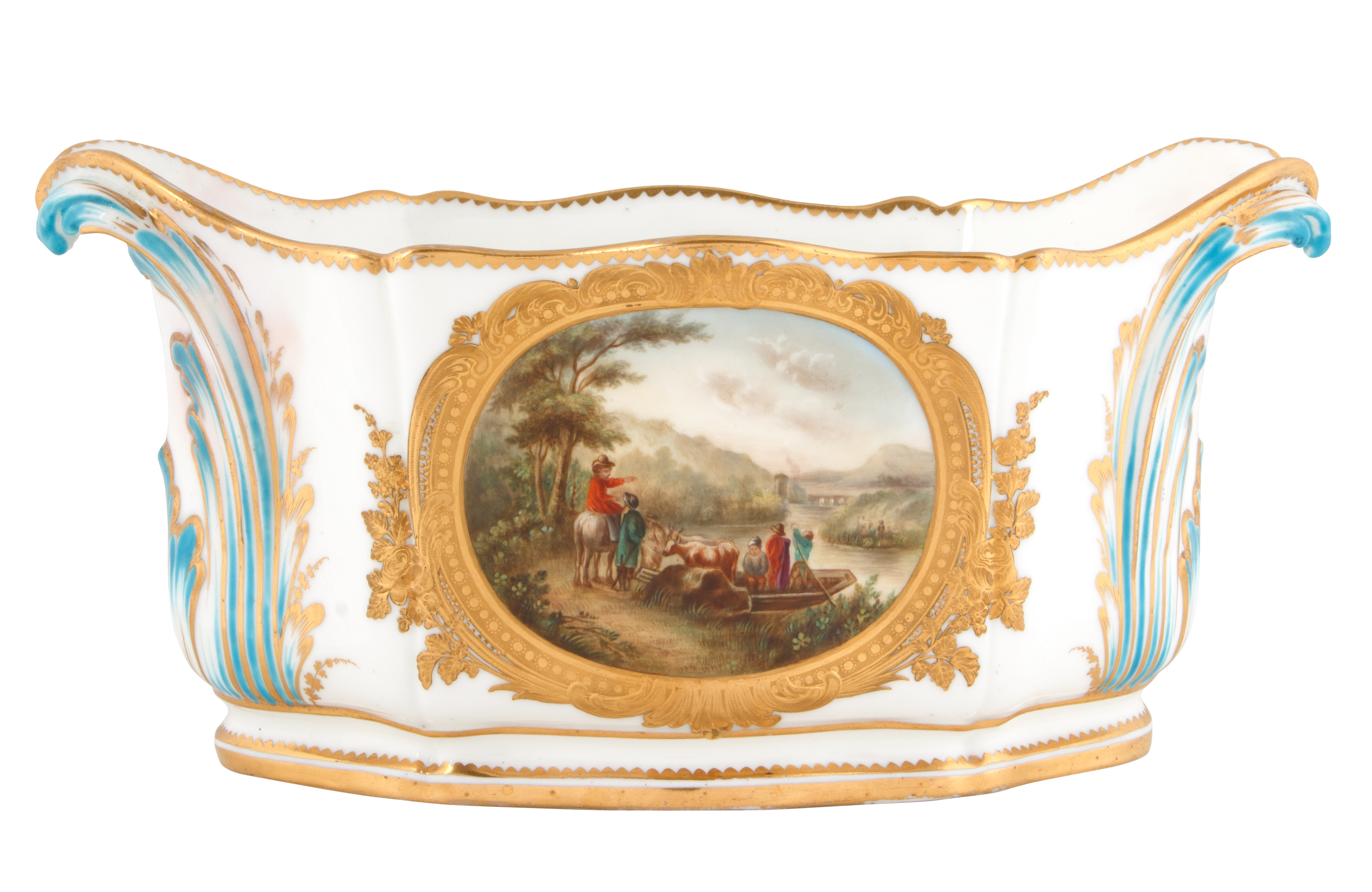 COALBROOKDALE COALPORT FLOWER POTS, 1850S-1865 - Image 4 of 6