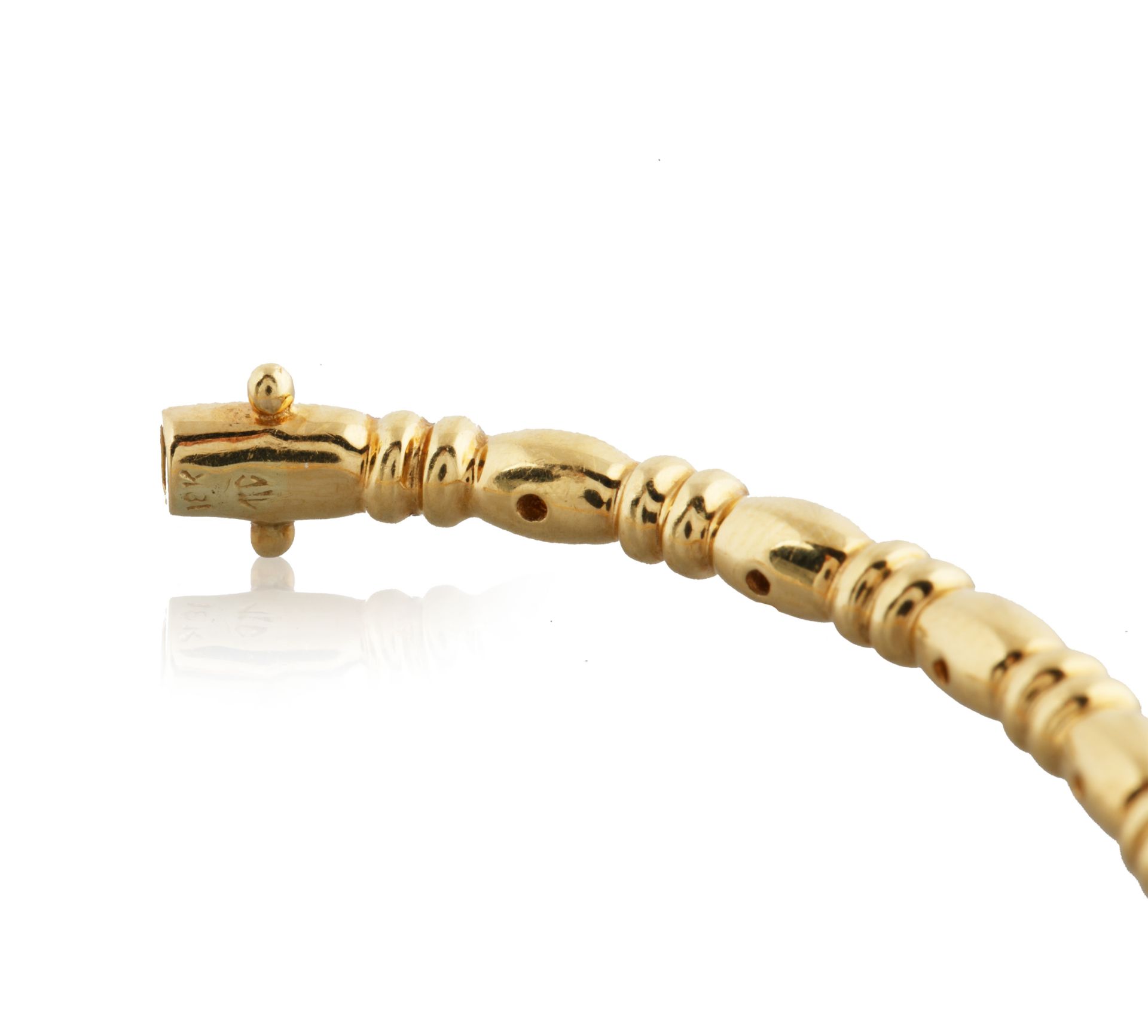 18KT YELLOW GOLD AND CITRINE BRACELET - Image 3 of 4