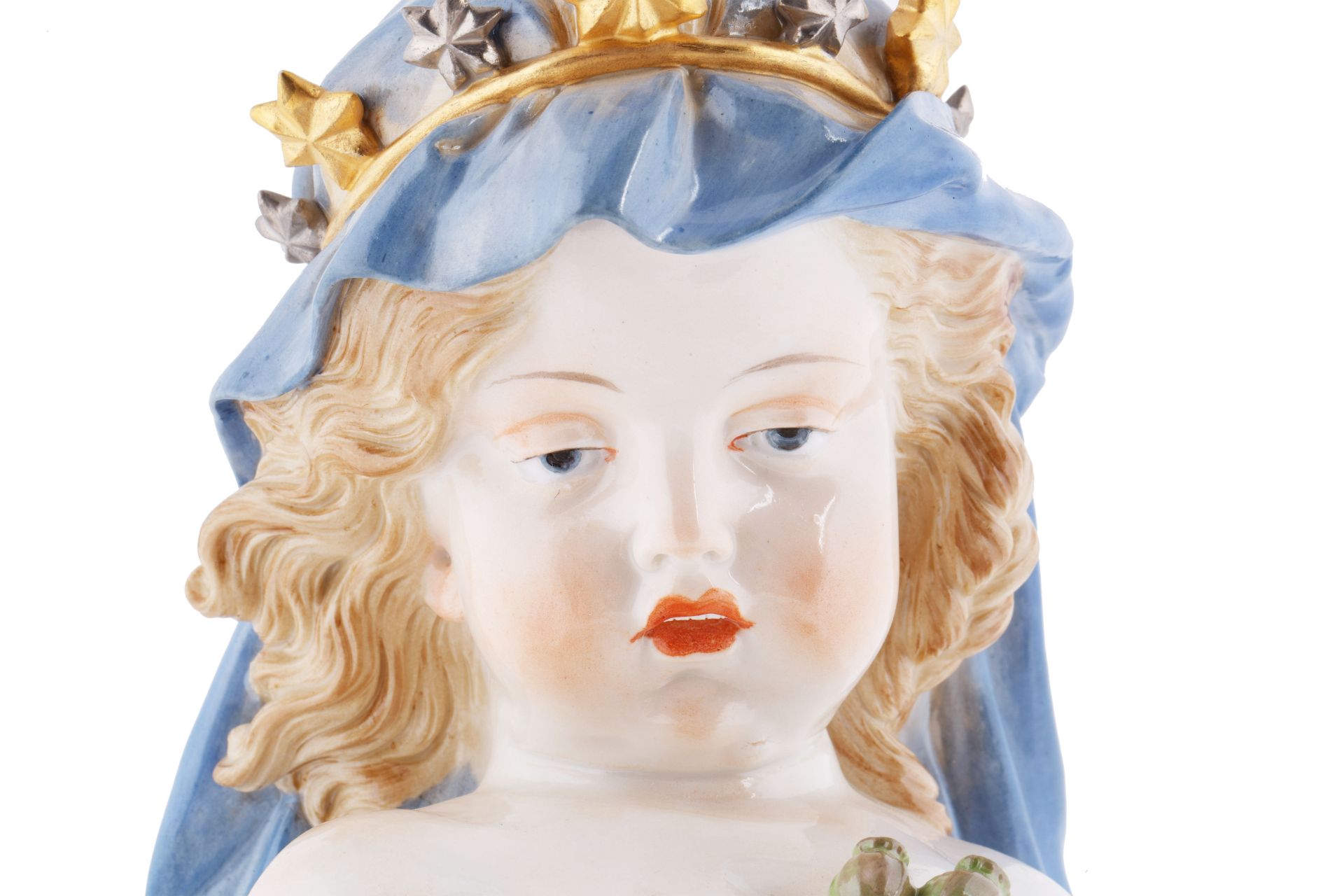 LATE 19TH CENTURY MEISSEN PORCELAIN FIGURINE EMBLEMATIC OF "NIGHT" - Image 3 of 6